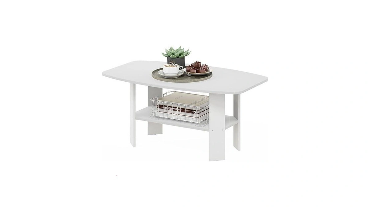 Furinno Simple Design, Coffee Table, White