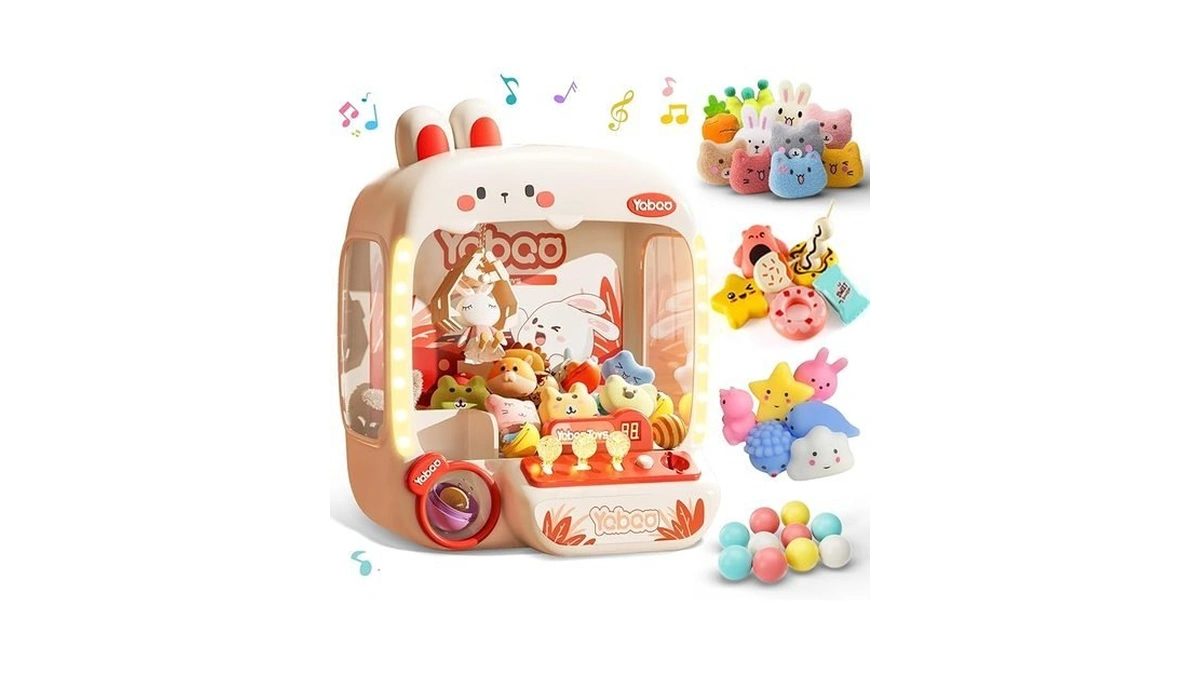 Mewochee 64 Pcs Large Claw Machine For Kids Bunny, Vending
