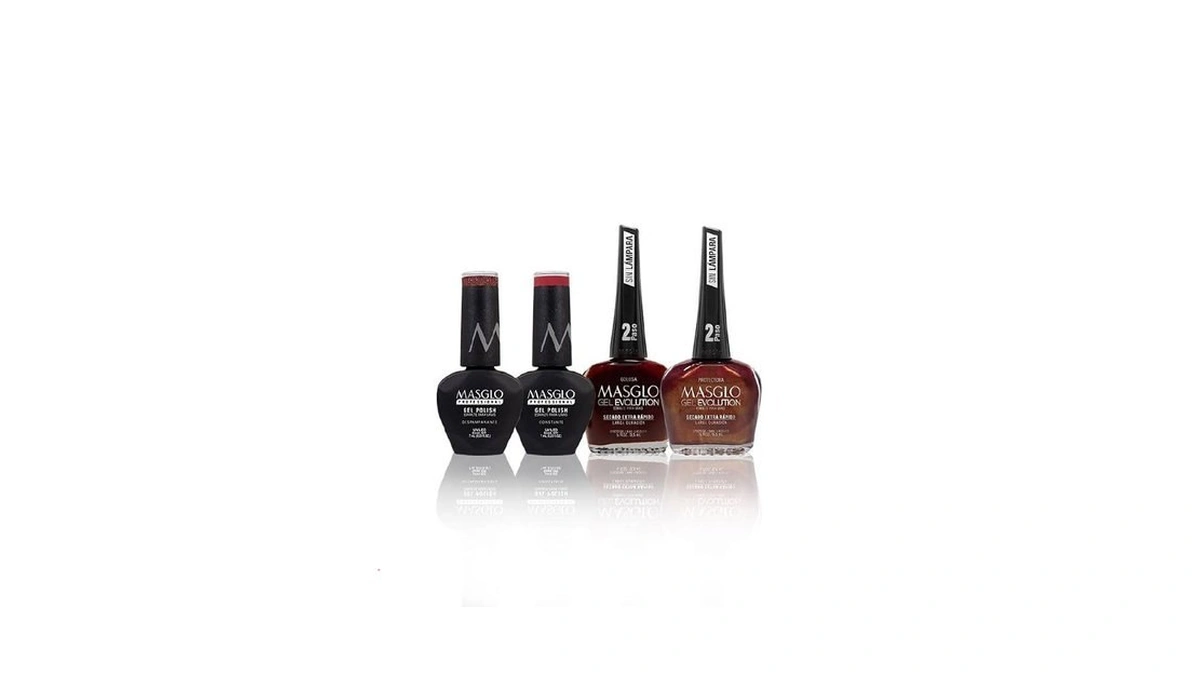 Masglo Gel Evolution And Gel Polish Kit Scarlet Charm 4