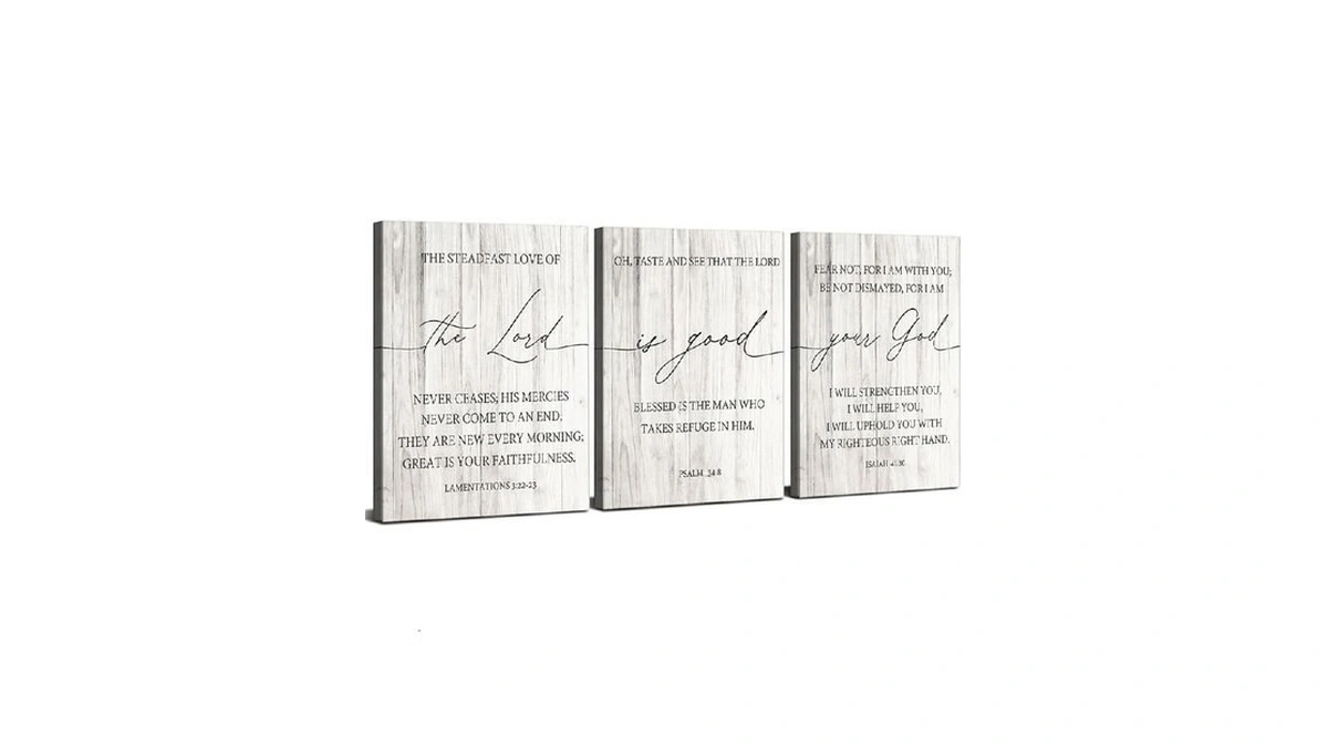 Christian Bible Verse Wall Art Jesus Scripture Wall Decor Lamentations