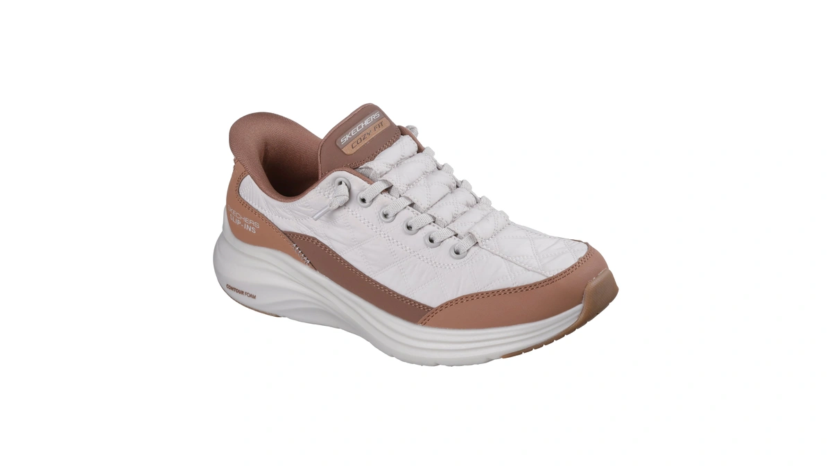 Contour Foam Cozy Fit Hands Free Slip-ins, Tan, 8.5