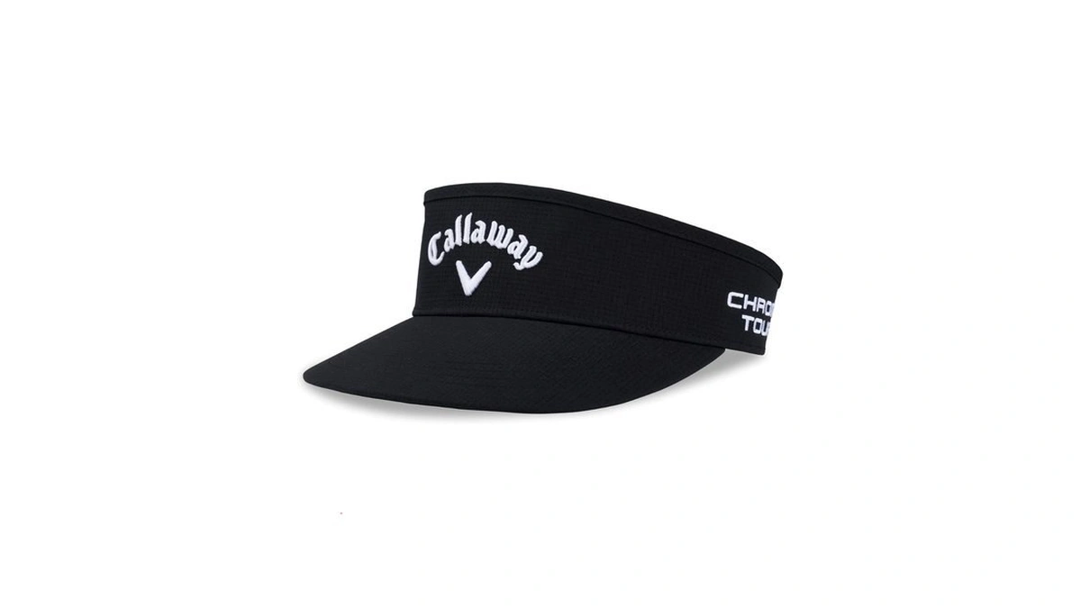 Callaway Golf Mens High Crown Visor Collection Headwear (black 24)