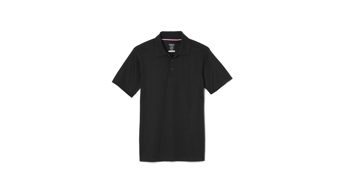 French Toast Boys' Short Sleeve Moisture Wicking Stretch Sport Polo