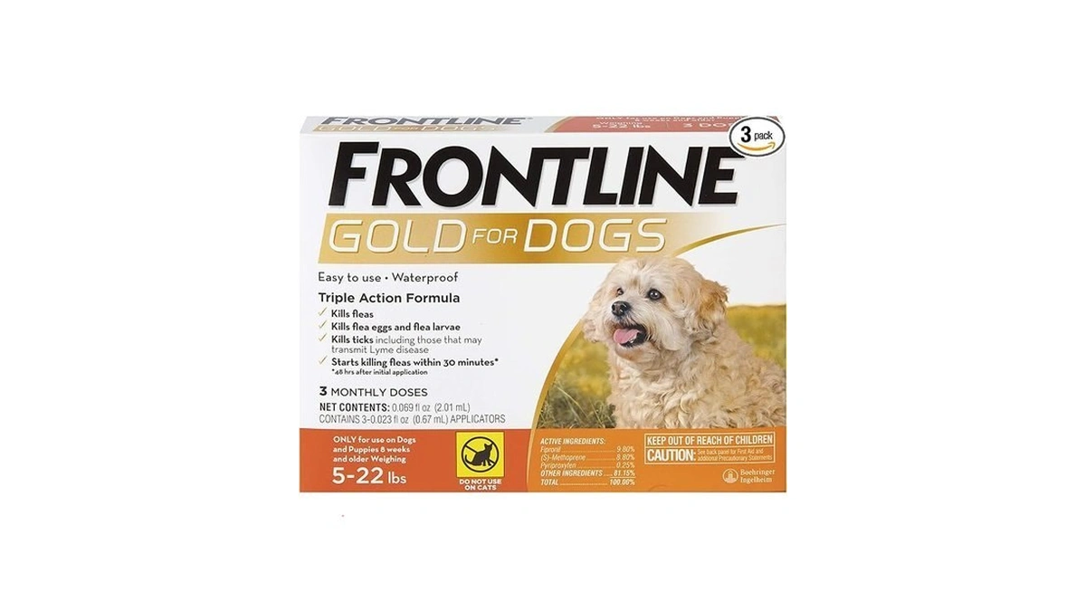 Frontline Gold Flea & Tick Treatment For Small Dogs Up