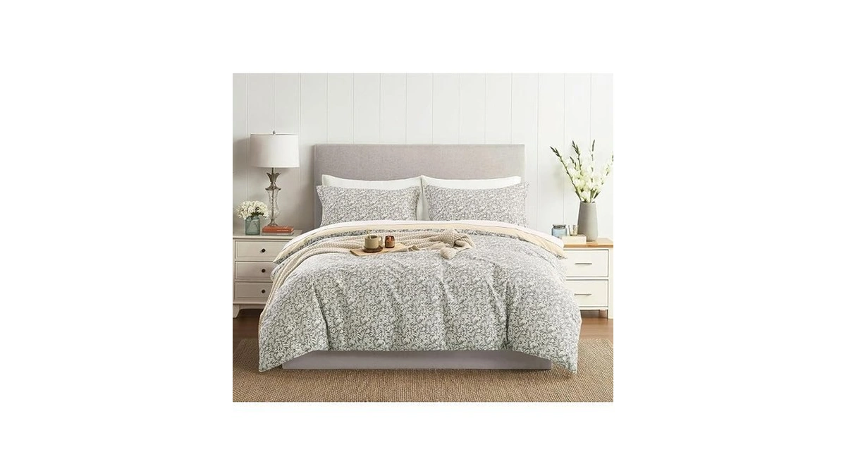Aleissel 100% Cotton Duvet Cover King Size 3pc - Elegant
