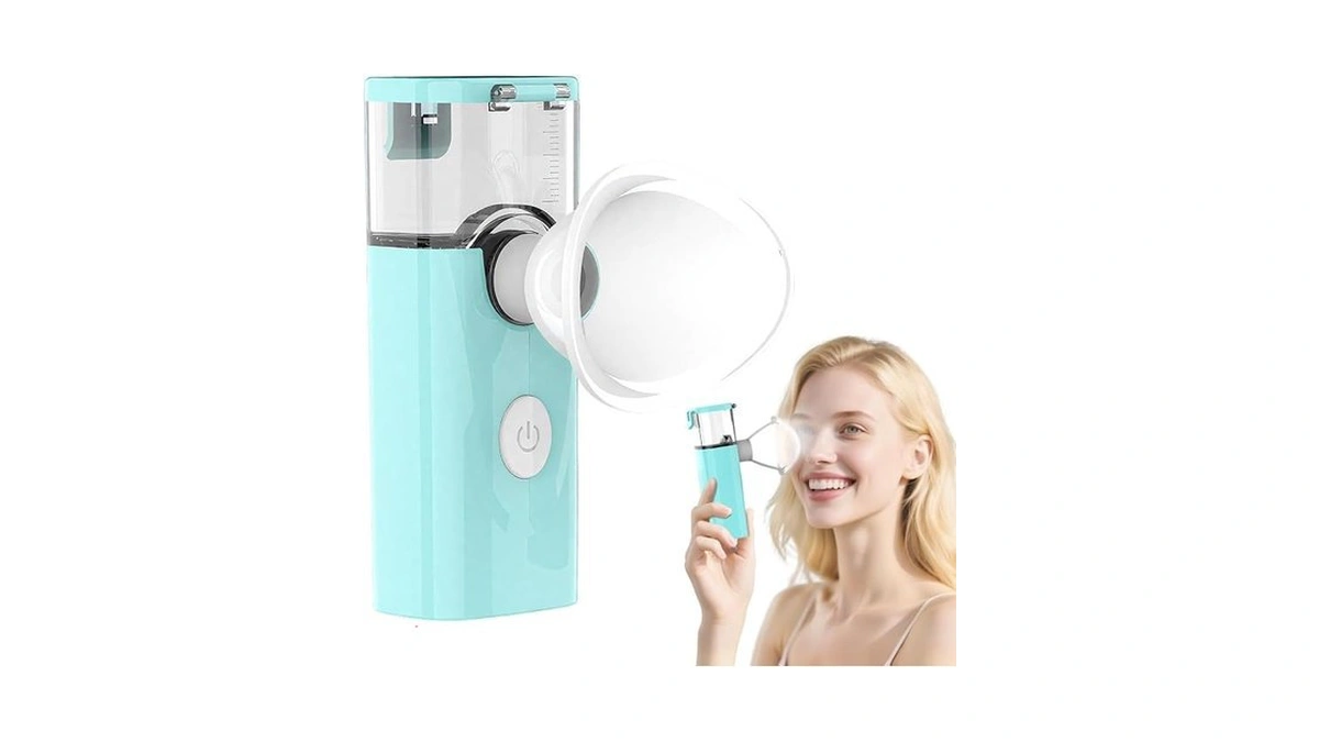 2-in-1 Nano Face & Eye Mister, Usb Rechargeable Cool Mist