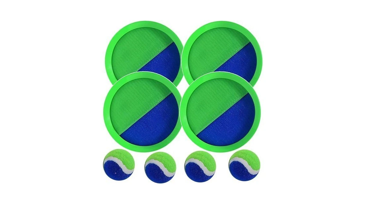 Appleround Toss And Catch Ball Set (hook And Loop), Kids