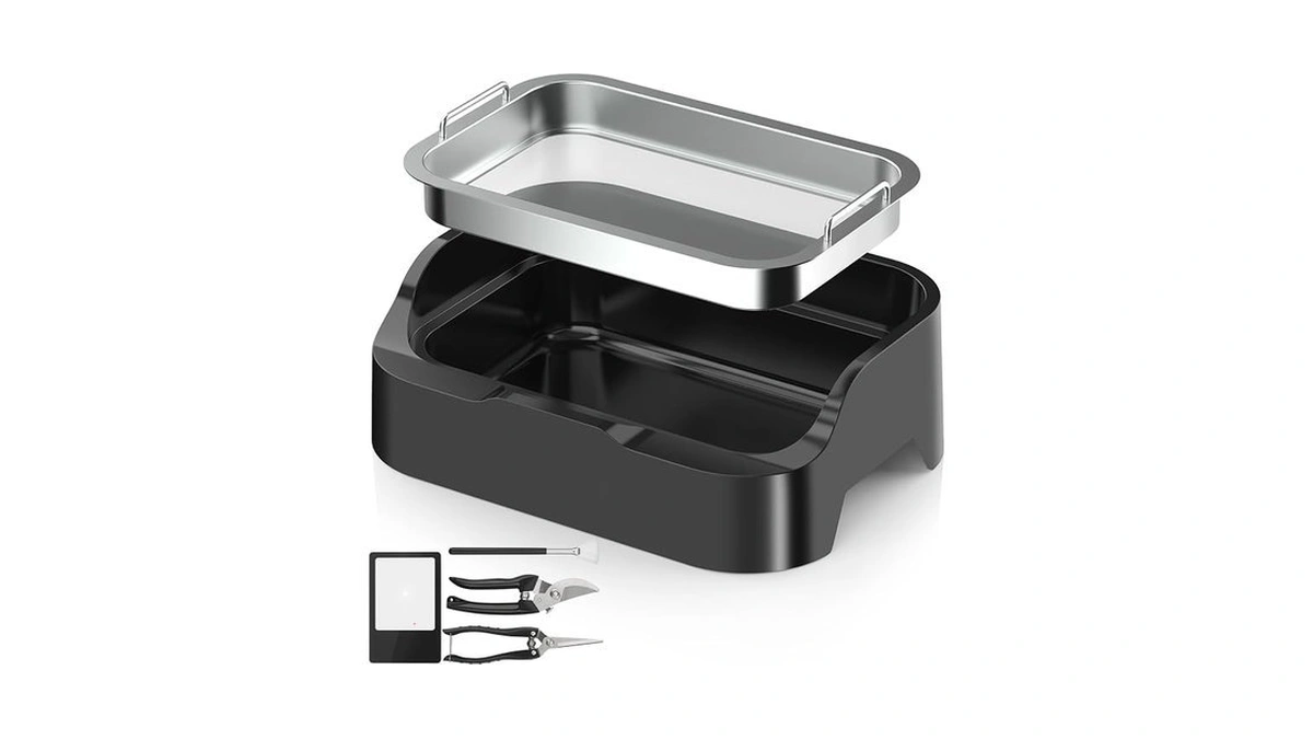 Trim Tray With Replaceable 150 Micron Screen – Includes 2
