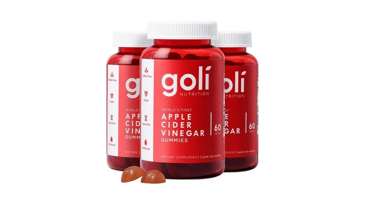 Goli Apple Cider Vinegar Gummies - Worlds First Acv Gummy