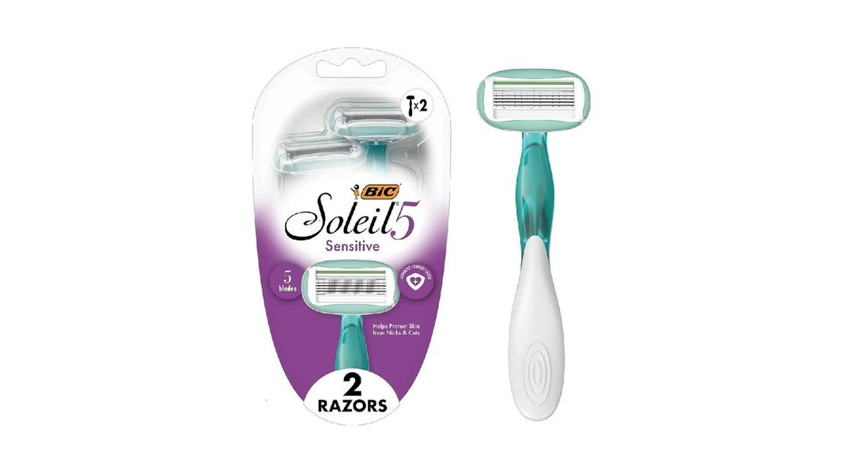 Bic Soleil 5 Sensitive Women's Disposable Razors With 360 Degree
