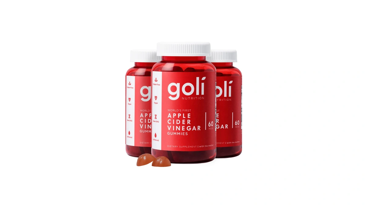 Goli Apple Cider Vinegar Gummies - Worlds First Acv Gummy