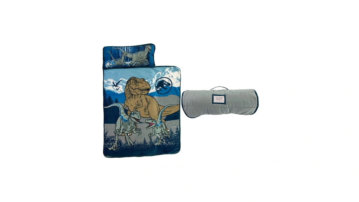 Jurassic World 24"(w) X 45"(l) Soft Toddler Nap Mat With