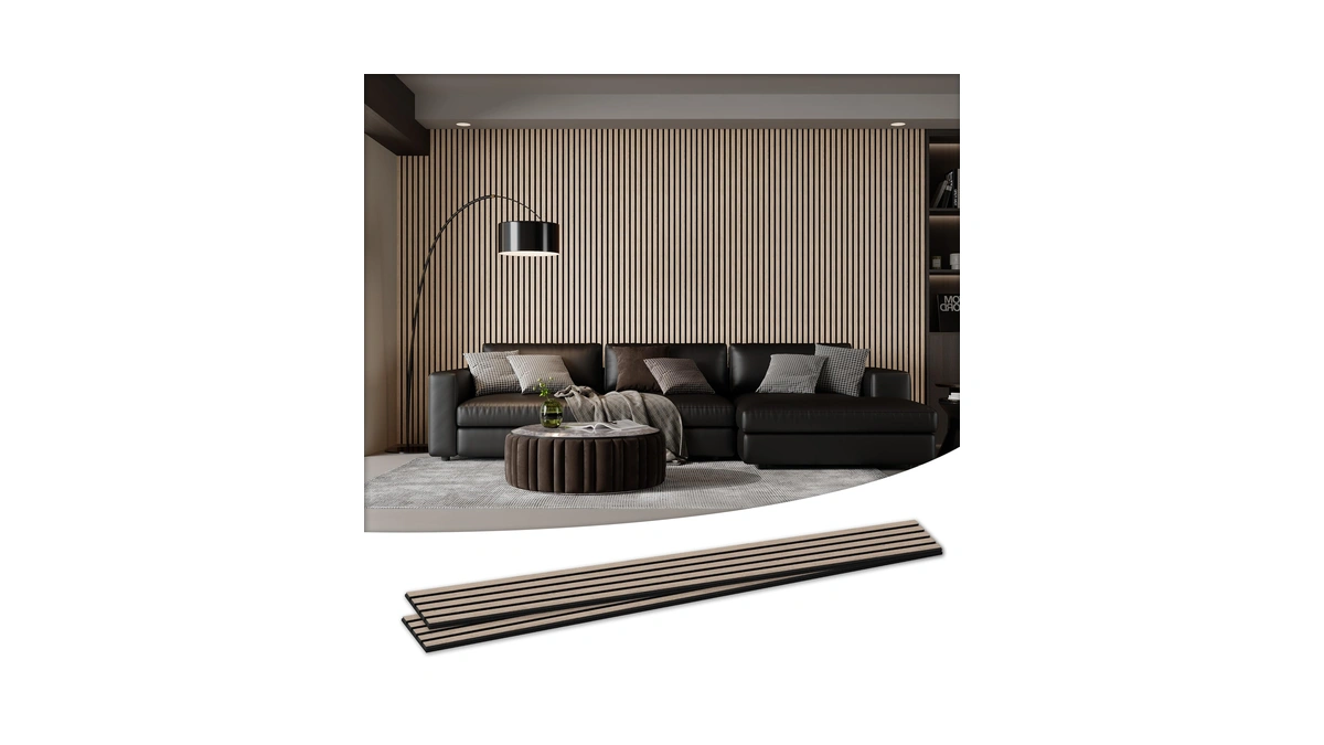 2 Pack 105.9" X 12.6" X 0.8" Acoustic Wall Panels