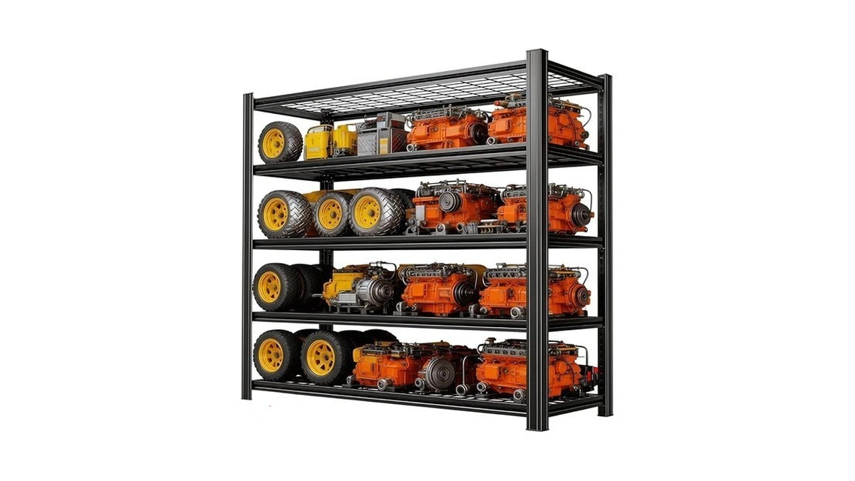72''h Metal Wire Shelving Rack Heavy Duty, 5 Tier Adjustable