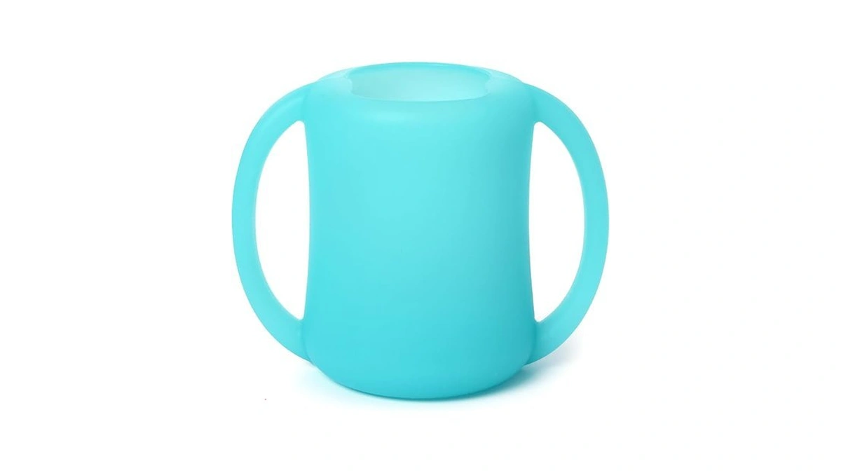 Primastella Silicone Baby & Toddler Training Cup With Handles (sea