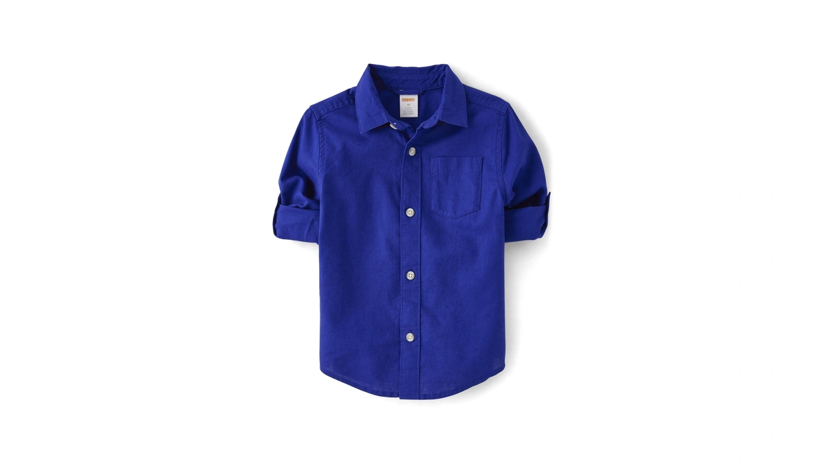 Gymboree,and Toddler Long Sleeve Button Up Shirts,navy Narrows,2t