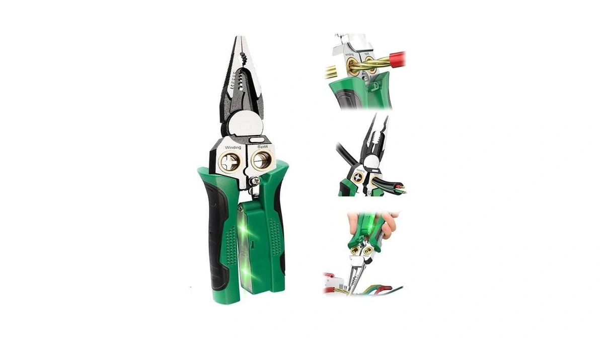 8 In 1 Wire Stripper With Voltage Tester, Wire Stripping