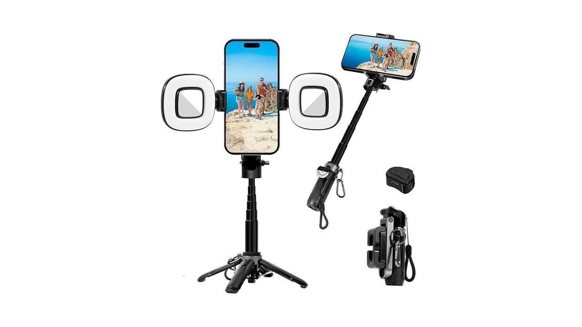 3-in-1 Mini Tripod, Selfie Stick For Iphone, Tripod For Iphone