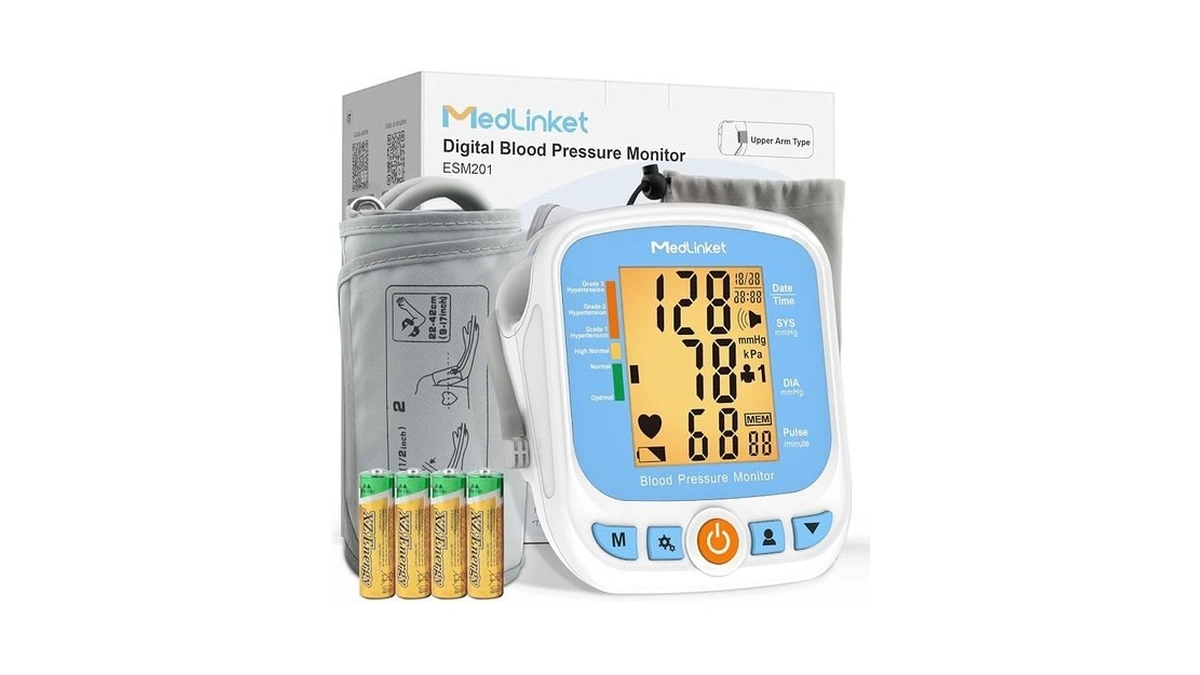 Medlinket Esm201 Blood Pressure Monitors For Home Use, 9-17" Wide