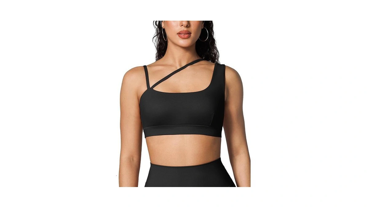 Brxl Sports Bra For Women Adjustable Spaghetti Strap Removable Pads