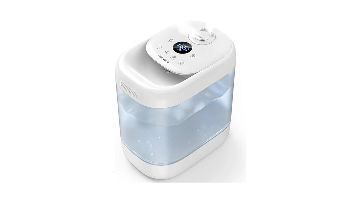 Homvana Humidifiers For Bedroom, 5l Super Easy To Clean Top