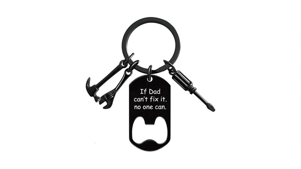 Ediseng Personalized Fathers Day Dad Gifts From Daughter/son/wife,cool Keychain For