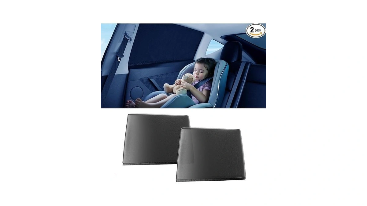 Car Window Shades For Baby (100% Uv & Sun Block)