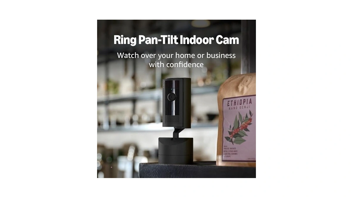 Ring Pan-tilt Indoor Cam (newest Model), See All Around Your