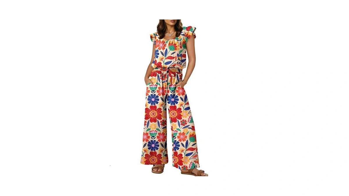 Dokotoo Short Sleeves Jumpsuits Womens Floral 2026 Cute Spring Square