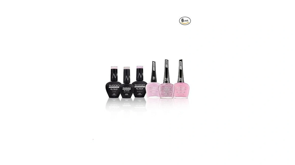 Masglo Gel Evolution And Gel Polish Kit Playful Touch 6