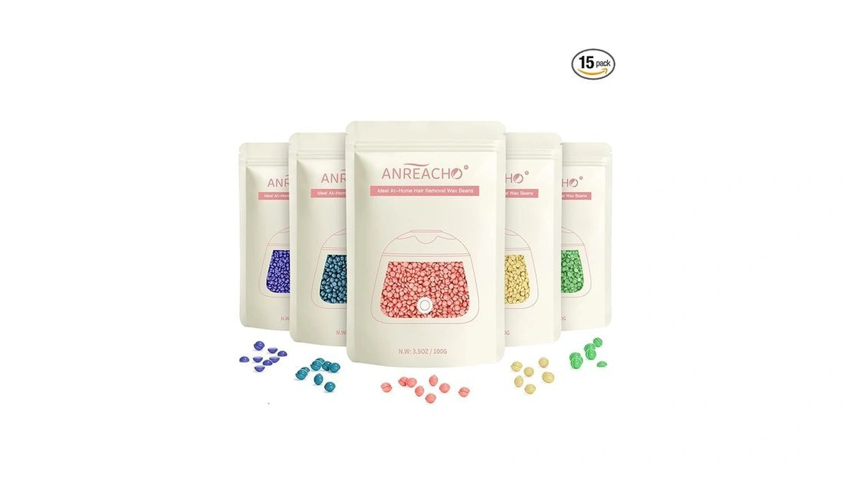 Wax Beads, Anreacho 1.1 Lb Hard Wax Beans For Hair