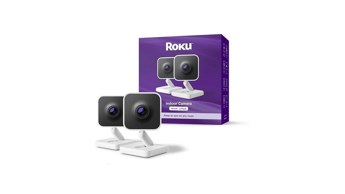 Roku Indoor Camera - Home Security - 2-pack - Wired