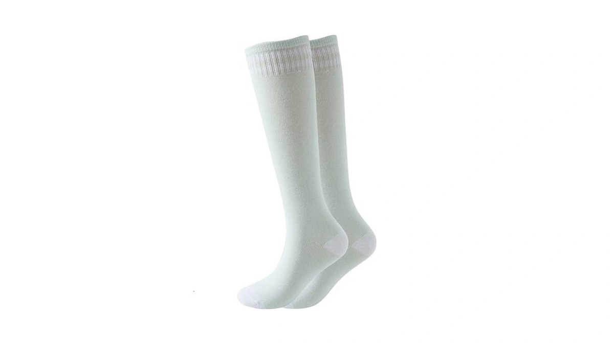 Socksdiary 1 Pairs 6-10y Knee High Socks For Kids, Cotton