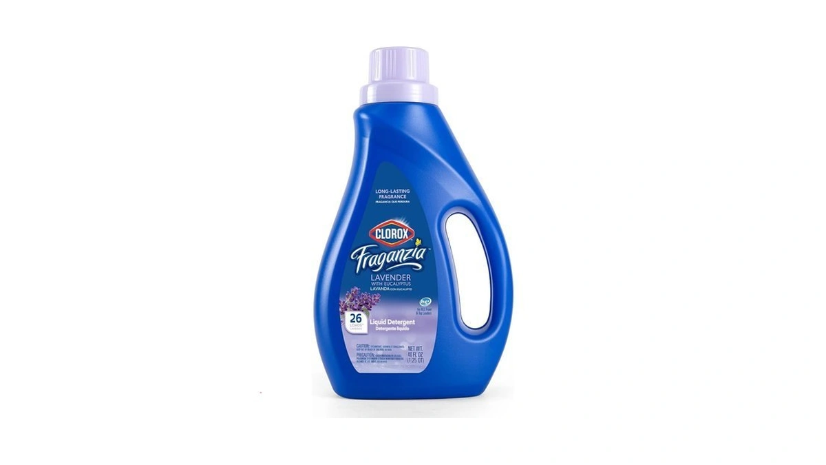 Clorox Fraganzia Liquid Laundry Detergent, Lavender With Eucalyptus Scent -