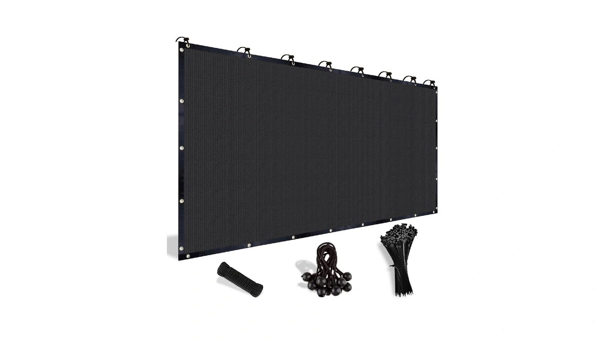 Shade&beyond 90% Sun Shade Cloth With Grommets, 12' X 20'