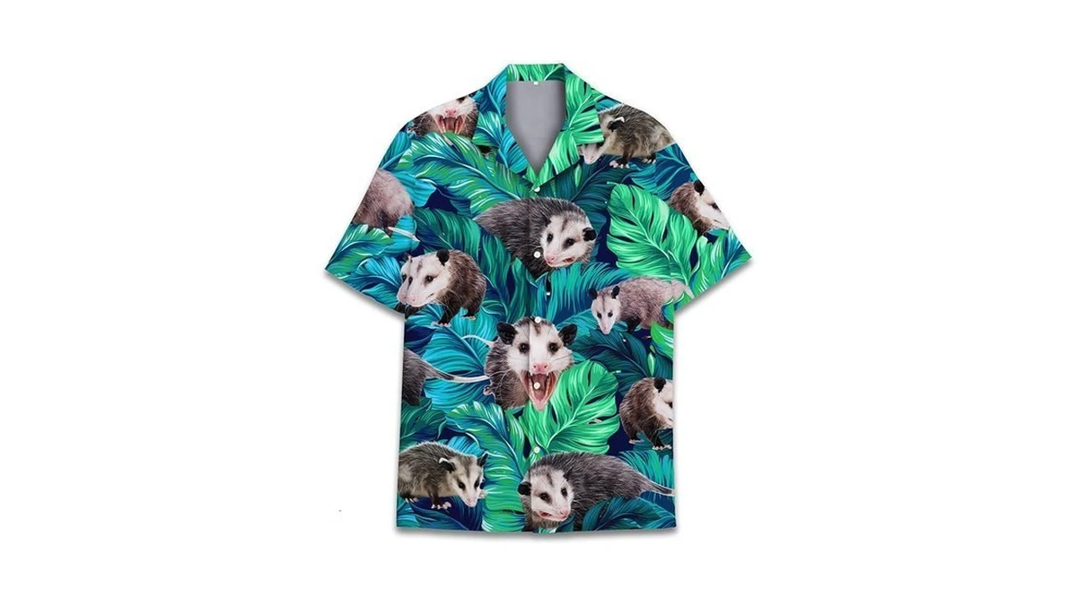Aceprints Opossum Hawaiian Shirts For Men Women, Opossum Tropical Short