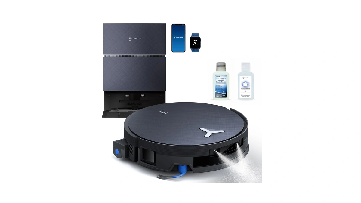 Ecovacs Deebot X12 Pro Omni Robot Vacuum And Mop, 22000pa