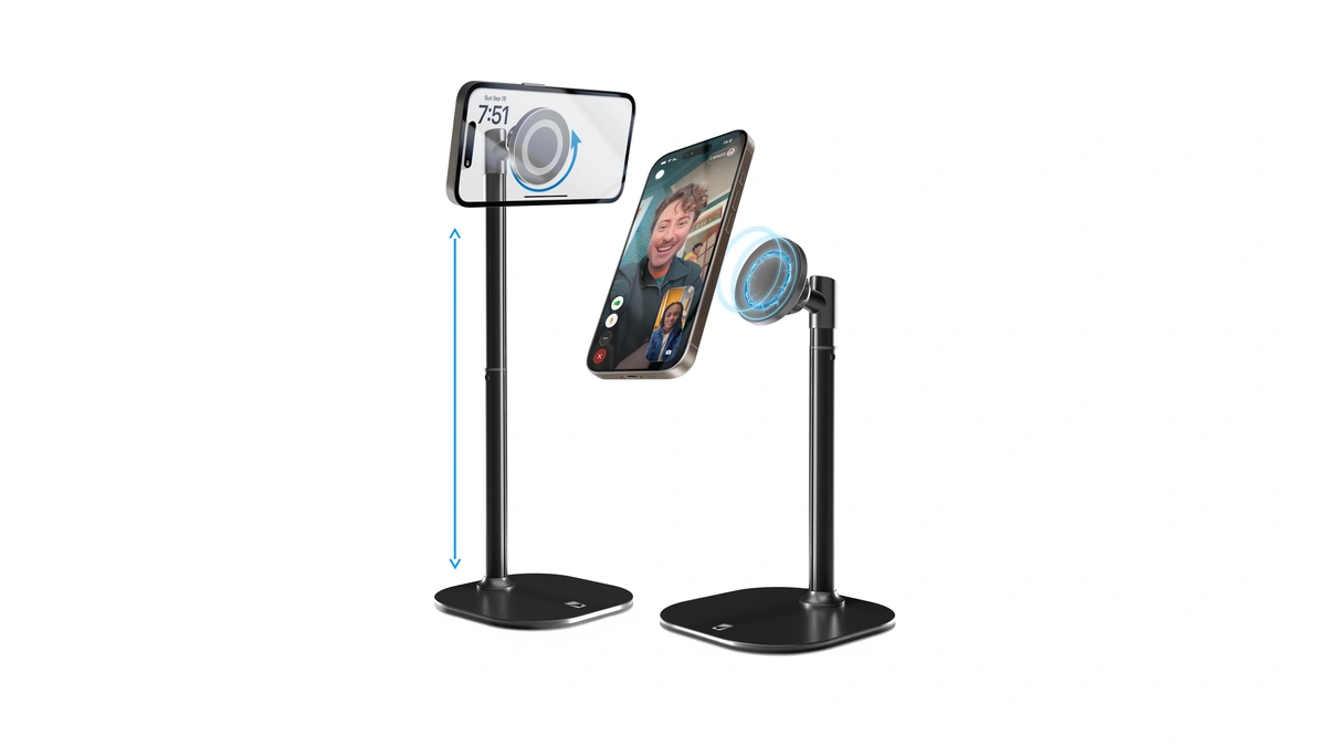 Cooper Magstand, Adjustable Magnetic Iphone Stand For Desk & Phone