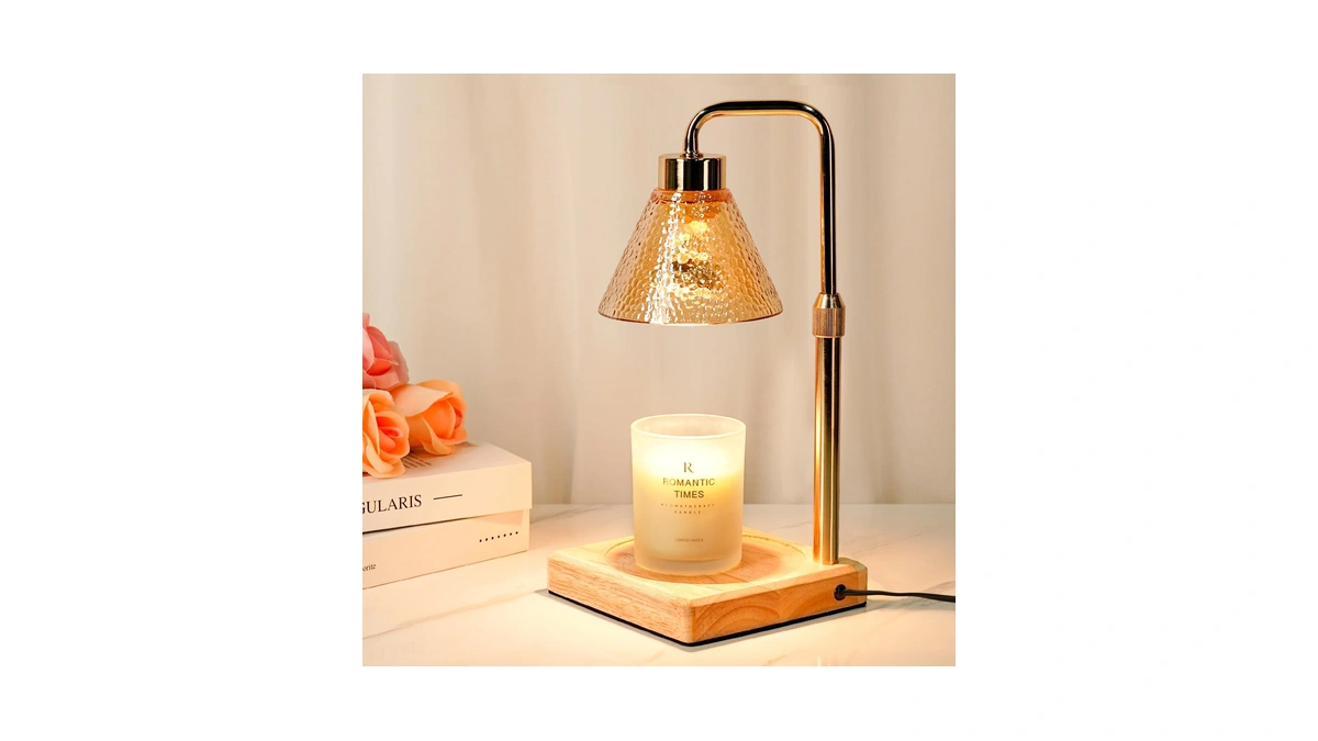 Modern Candle Warmer Lamp, Dimmable Candle Lamp Warmer With Timer,