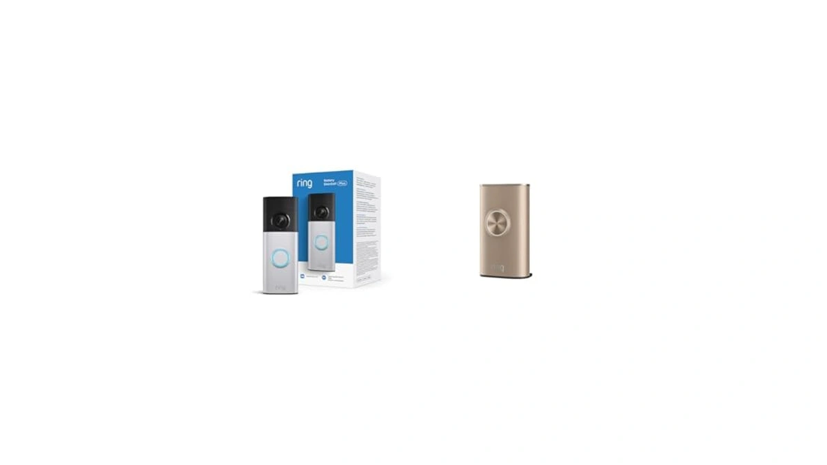 Ring Battery Doorbell Plus (newest Model), Retinal 2k With Wide-angle