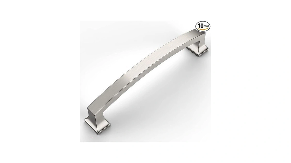 Amerdeco 10 Pack Brushed Satin Nickel 5 Inch(128mm) Hole Centers