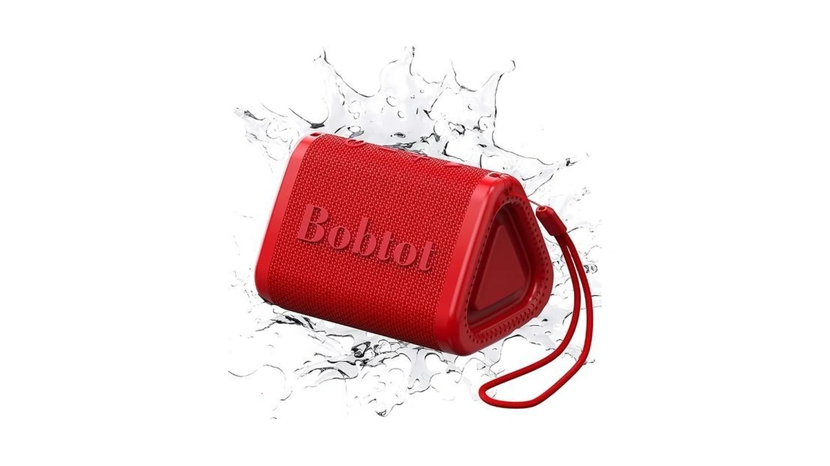 Bobtot Portable Bluetooth Speaker Wireless, Ipx7 Small Shower Speaker Waterproof,