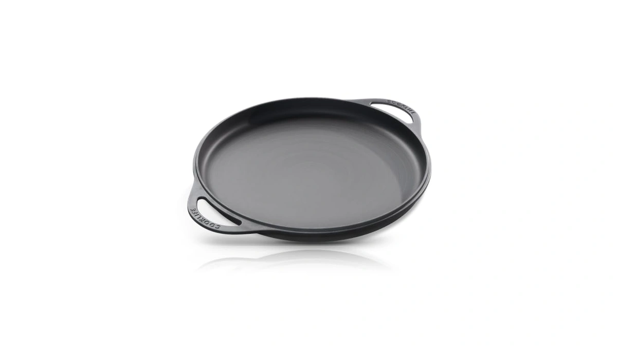 Cooklife 12inch Lightweight Pre-seasoned Cast Iron Griddle Smooth Grill Pan