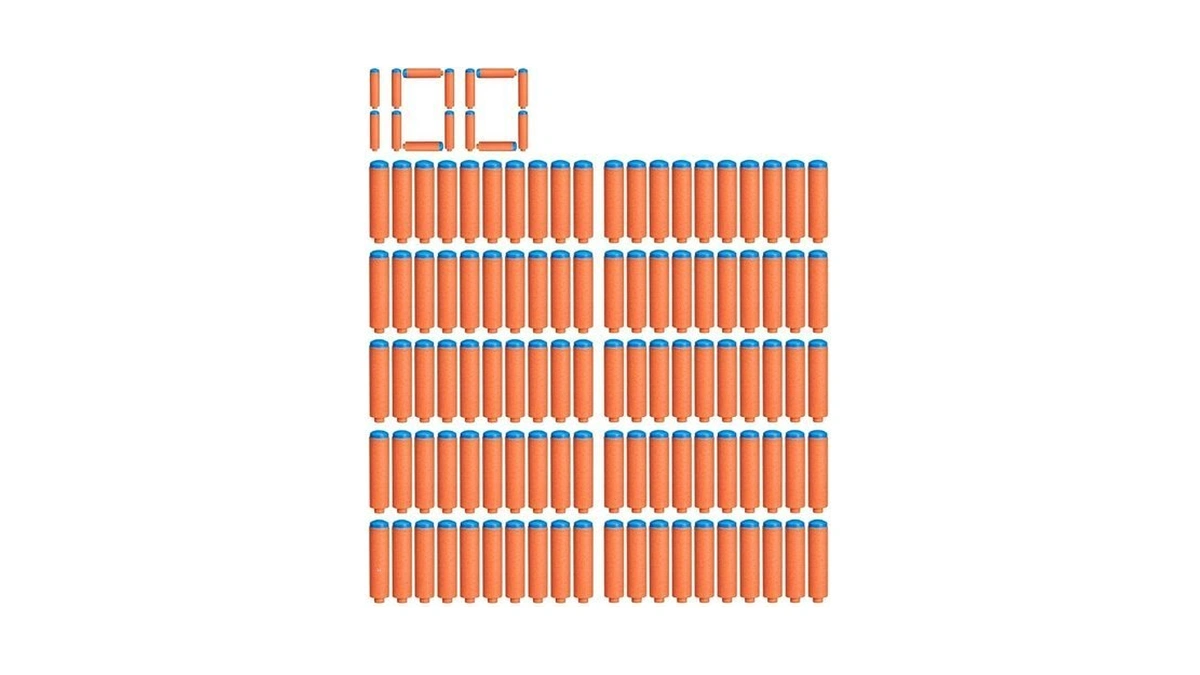 Nerf N Series N1 Darts, Includes 100 Darts, Compatible Only