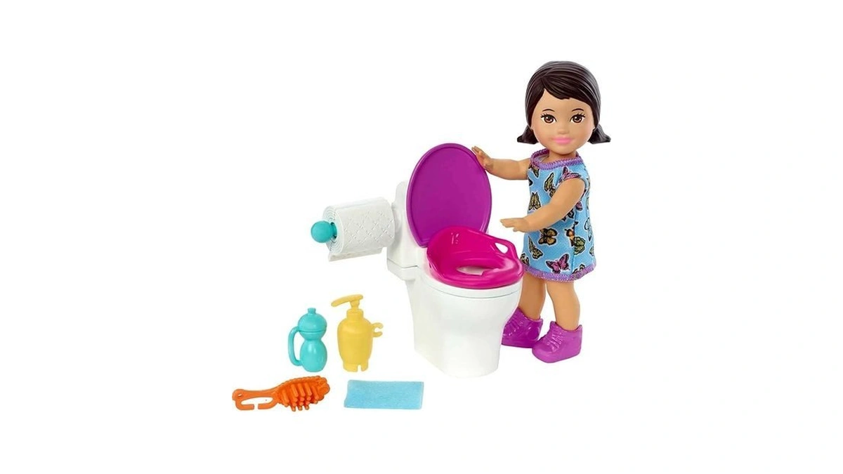 Barbie Skipper Babysitters, Inc. Playset With Brunette Doll In Butterfly