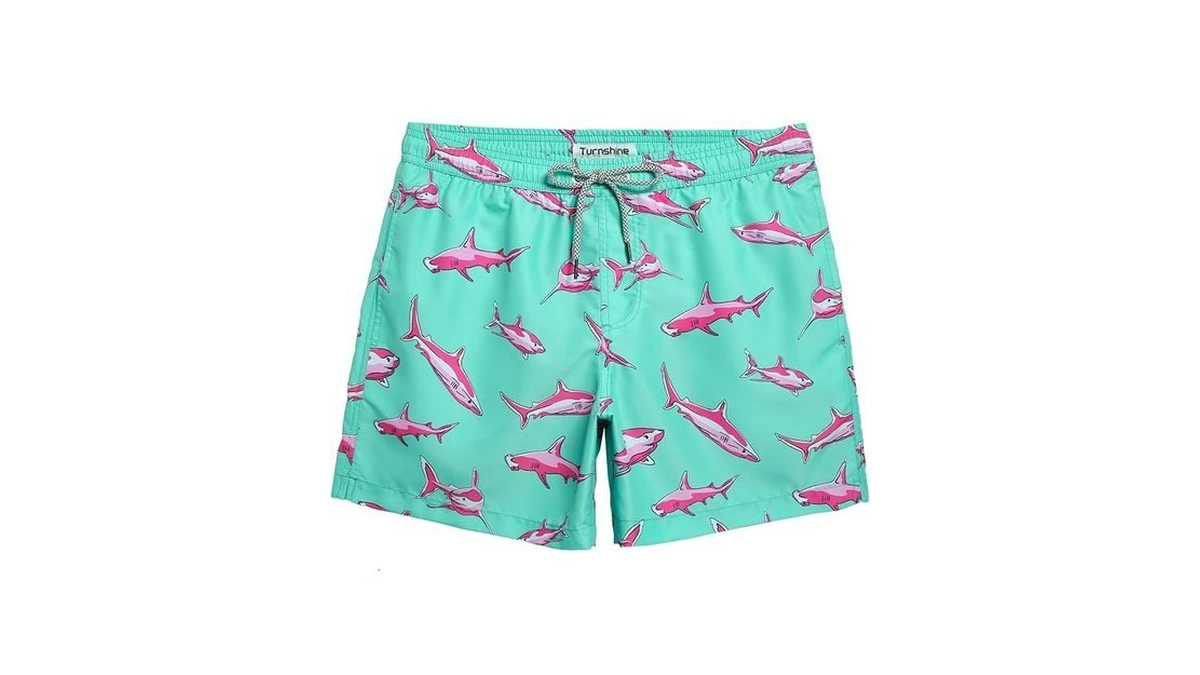 Turnshine Mens Swim Trunks 5 Inch Swimming Shorts With Mesh