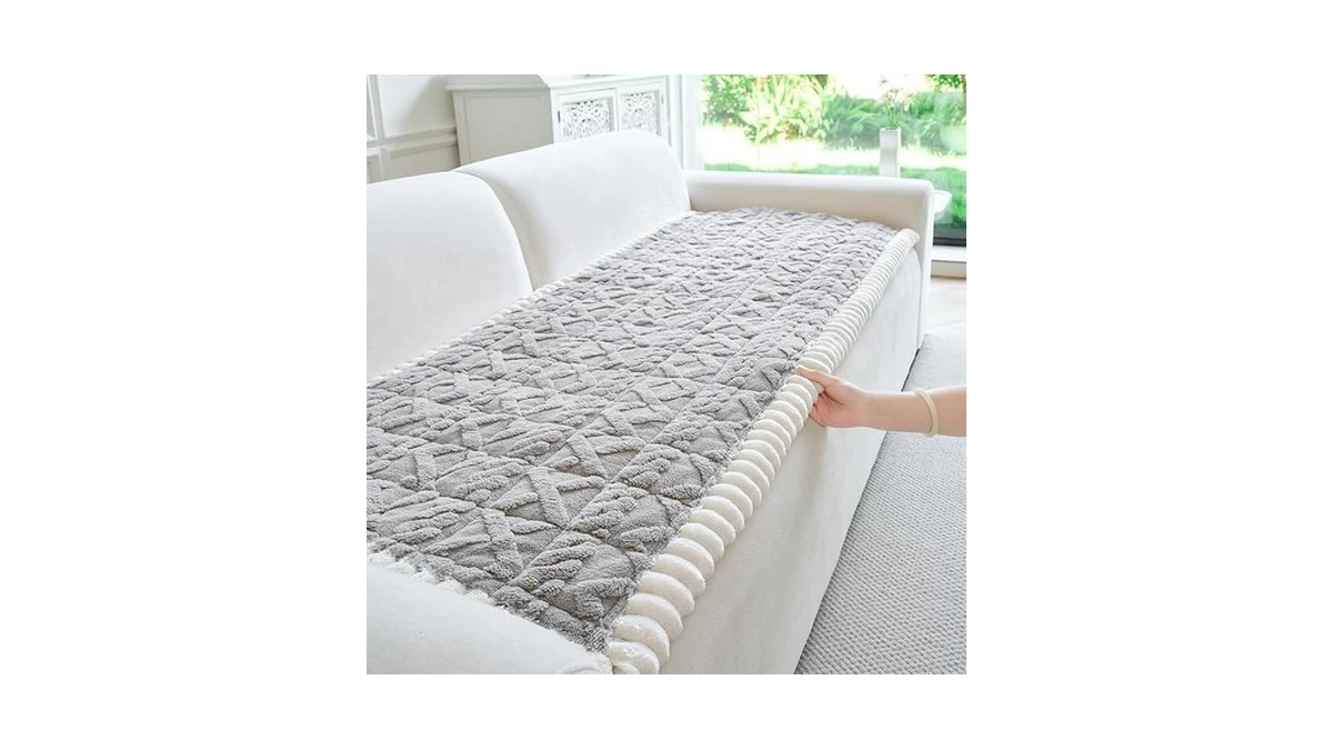Pjlzjfby Fuzzy Couch Covers For Dogs, Non Slip Thick Dog