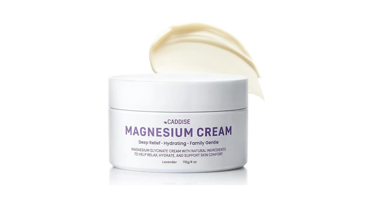 Caddise Magnesium Lotion With Magnesium Glycinate, Fast-absorbing Moisturizing Cream For