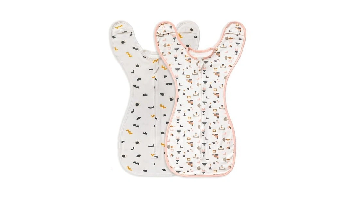 Baby Transitional Sleep Sack With Arms-up Half-length Sleeves And Mitten