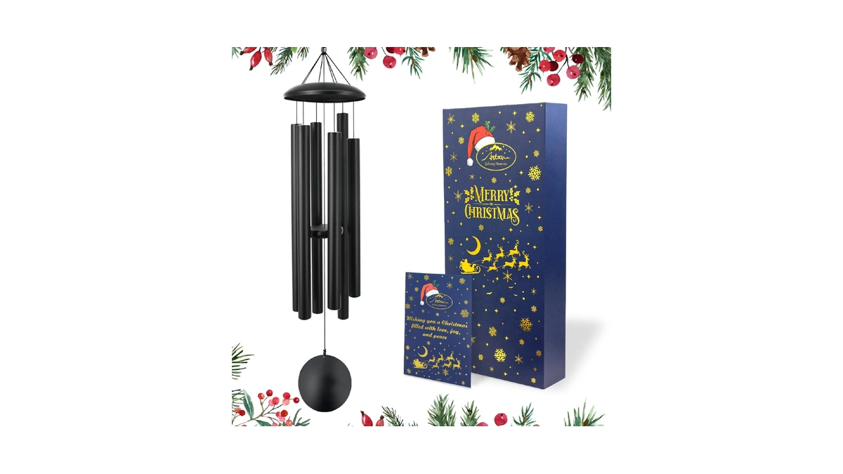 Astarin 45in Memorial Wind Chimes, Christmas Large Wind Chimes For